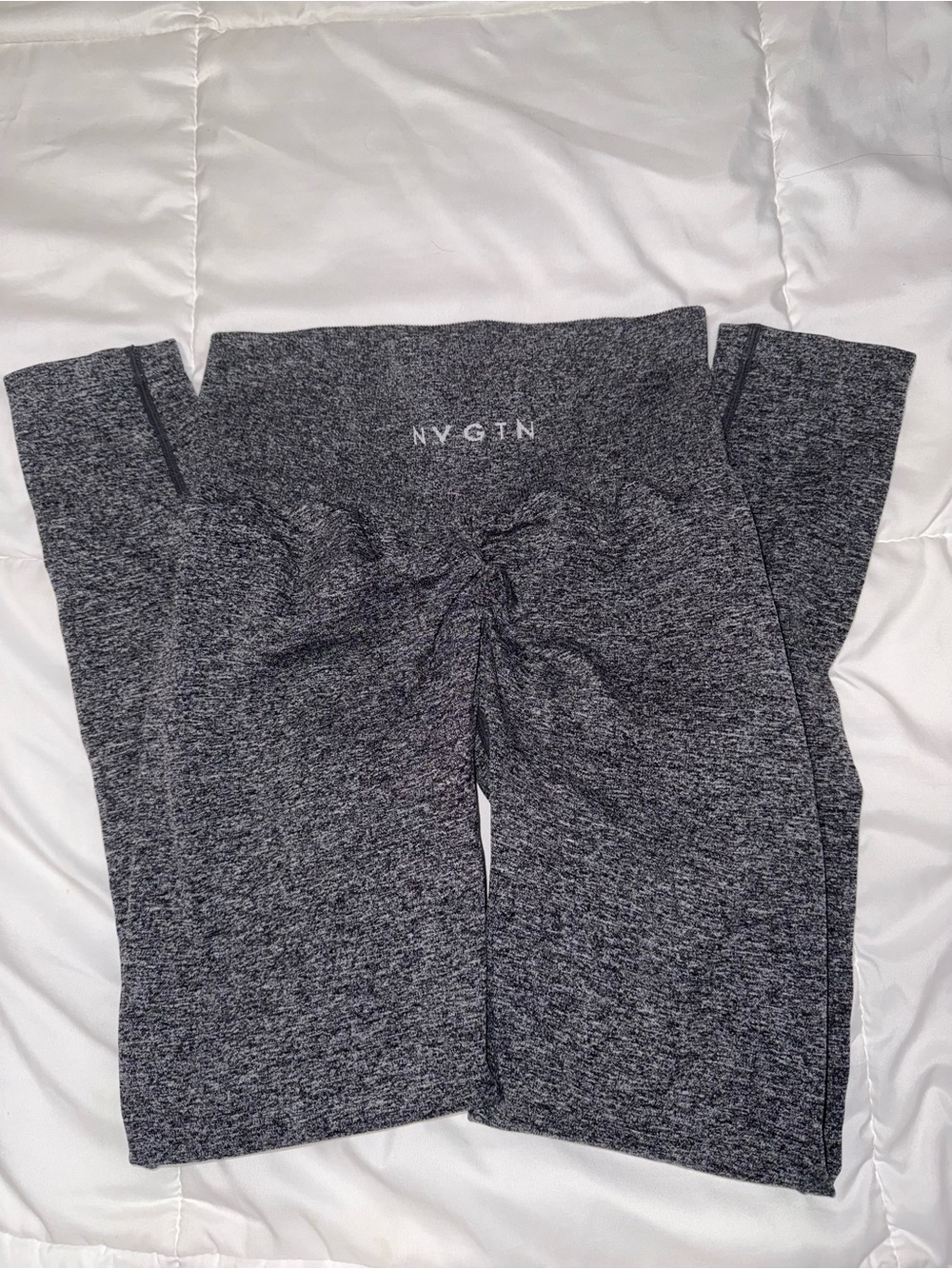 NVGTN Charcoal Heather High-Rise Leggings